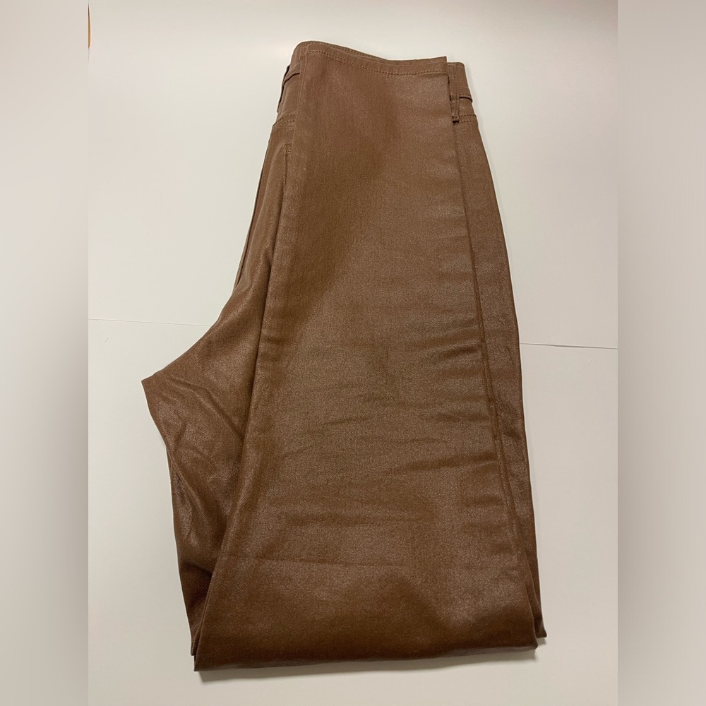 Express Metallic Brown Pants - Picture 4 of 5